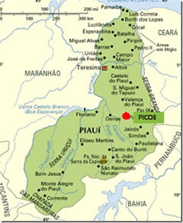 Mapa do Piauí