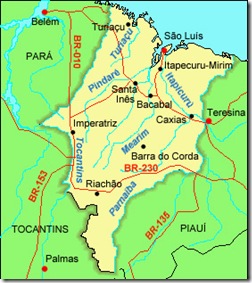 mapa maranhao