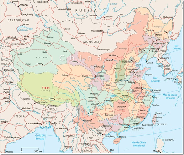 Mapa da China