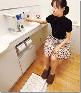 Toilet inteligente, fabricado pela Toto. Foto publicada no China Daily
