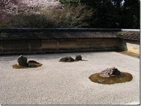 Jardim RyoanJi-Dry em Quioto