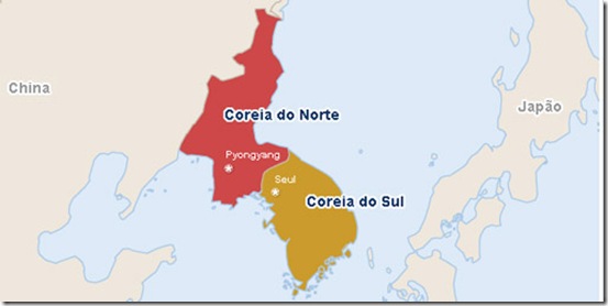 coreia do sul e do norte
