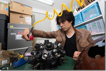 Takayuki Ohira, Planetarium Creator, Megastar, Tokyo, Japan, September 10, 2012.